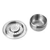 1 x RAW Customer Returns HAILASRE Reusable Stainless Steel Coffee Pods for Bia Beds, Premium Espresso, Refillable Coffee Capsules for Coffee Machines, 1 Metal Coffee Capsule 1 Coffee Tamper - RRP €29.85