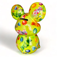 1 x RAW Customer Returns Pomme Pidou money box mouse Martha with candy motif money box made of ceramic animal money box made with paper technology approx. H19 x W10.7 x D13.3cm - RRP €30.74