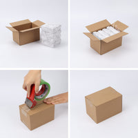 1 x RAW Customer Returns HORLIMER 40 pieces folding boxes shipping boxes 152x102x76 mm, sturdy small boxes made of corrugated cardboard for objects, toys, stationery, Christmas packages and cardboard shipping - RRP €28.99