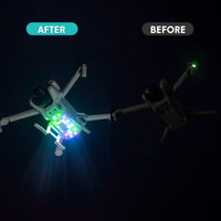 1 x RAW Customer Returns STARTRC Mini 3 Landing Gear Foldable Extended Leg with Flash LED Lights Landing Gear for DJI Mini 3 Accessories Only for Mini 3  - RRP €22.34