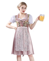 1 x RAW Customer Returns FCCAM Dirndl ladies traditional dress ladies dirndl for ladies includes dirndl blouse ladies traditional dress apron dirndl complete set cheap, dirndl ladies pink M - RRP €46.37