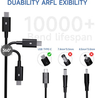 1 x RAW Customer Returns 130W USB C Power Supply Charger for Dell XPS 15 9500 9510 9520 9575 17 9700 9710 9720 Precision 3550 3560 3570 5470 5530 5550 5560 5570 5750 5760 5770 3541 3551 3561 3571 Latitude 9410 Charging Cable Adapter - RRP €36.99