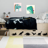 2 x Brand New Dinosaur Wall Stickers, Kids Room Wall Art, Nursery Decor, Dino Stickers, Removable Vinyl Pattern, Bedroom Mural, Baby Bedroom Decoration, Living Room - RRP €40.8