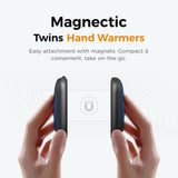 1 x RAW Customer Returns OCOOPA Hand Warmers Rechargeable 2 Pack, Magnetic Electric Portable Heater 5000mAh, Pocket Size, Ultra Light Thin, 3 Levels Heating up to 53 C, Perfect for Camping, Raynauds, UT3 Lite - RRP €23.99