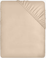 1 x RAW Customer Returns Utopia Bedding - Fitted Sheet 180x200cm - Beige - Brushed Polyester Microfiber Fitted Sheet - 35cm Deep Pocket - RRP €12.89