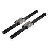 1 x RAW Customer Returns Veekaft 2 sets Black coating MGR rail MGR7 miniature linear guide 300mm with MGN7H carriage, suitable for 3D printer CNC 300mm,MGN7H,2  - RRP €36.0