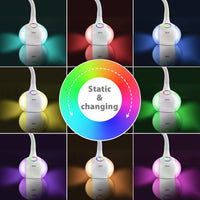 1 x RAW Customer Returns WILIT LED desk lamp for children, desk lamp color changing bedside lamp for children boys girls, bedside lamp touch dimmable with 3 brightness levels, white - RRP €32.98