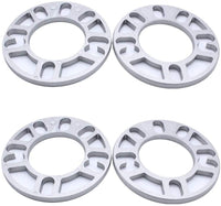 1 x RAW Customer Returns TAKPART 4x 10mm Universal Wheel Spacers 4 5 Holes Washers Aluminum - RRP €26.92