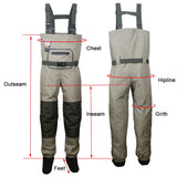 1 x RAW Customer Returns Kylebooker Angler Waders Fishing Pants Waders Mens Fishing Pants Breathable Fly Fishing Fishing Clothing Affordable Chest Waders - RRP €86.99