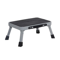 1 x Brand New HuaCan Step Stool Non-Slip Folding Folding Stool Portable with Carry Handle Heavy Duty Patentable Plastic Footstool for Adults and Children in the Kitchen, Home and Office - RRP €39.99