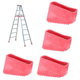 1 x RAW Customer Returns FANCYWUXI Rubber Feet for Ladders, Ladder Feet Replacement, 4 Pieces Replacement Ladder Caps Foot Caps Universal Ladder Foot Covers for Home Workers - RRP €15.97