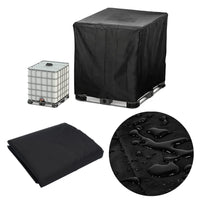 1 x RAW Customer Returns IBC Tank Cover, IBC Tank Accessories 420D Tank Protective Cover with Zipper Water Tank Dustproof Anti-UV Waterproof Protective Cover for 1000L IBC Tank Container Cover Rainwater Tank - RRP €22.99