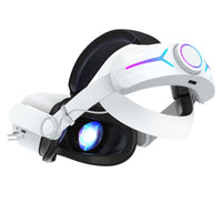 1 x RAW Customer Returns Nalezuns VR glasses VR headset pc, 8000mAh battery 3D VR glasses 110 FOV accessories PC, headset with LED backlight, adjustable VR strap cushion glasses for more comfort for films and games - RRP €20.16