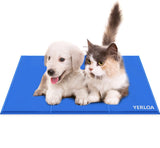 1 x RAW Customer Returns Yerloa Cooling mat for dogs, cooling mat cat and dog with non-toxic gel 65 x 50 cm , cooling mat for pets, ice mat, self-cooling cushion, cold gel pad for dogs for crates, dog houses and beds-2023 - RRP €21.99