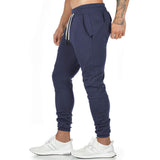 1 x RAW Customer Returns Yageshark jogging pants men s cotton sweatpants sports pants fitness slim fit pants leisure pants joggers jogging pants men streetwear navy, large  - RRP €28.22