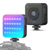 1 x RAW Customer Returns SMALLRIG RGB video light with integrated 2500mAh battery, 108 RGB beads video light RGB with 12 light effects, classic turntable control and cold shoe, CRI 95 , 2700K-6500K, P108-4055 - RRP €33.9