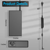 1 x RAW Customer Returns 150W AC Charger for HP ZBook 15 15u 15v G3 G4 G5 G6 ZBook Studio 15 G3 G4 G5 G6 Omen x by HP 15 17 Create G7 Victus 16 Fury 15 17 G7 G8 ADP-150XB B 917677-003 Laptop Power Adapter Cord - RRP €39.98