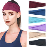 1 x Brand New Sethexy Sports Headbands Athletic SweatBand Yoga Fitness Running Hairband Elastic Headband 8Pcs Cotton Wicking Headscarf Non-Slip Hair Accessories Headband for Men and Women - RRP €18.0