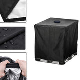 1 x RAW Customer Returns IBC Tank Cover, IBC Tank Accessories 420D Tank Protective Cover with Zipper Water Tank Dustproof Anti-UV Waterproof Protective Cover for 1000L IBC Tank Container Cover Rainwater Tank - RRP €22.99