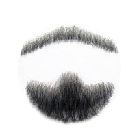 1 x RAW Customer Returns Remeehi, goatee, men s beard, real hair, lace, handmade, mustache, for costume - RRP €35.15