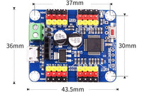 1 x RAW Customer Returns Bluetooth 16 Channel PWM Servo Motor Driver Controller Board Controller PCB Robot Raspberry Pi Servo Shield Module DIY Offer PC Android Software Freely - RRP €30.0