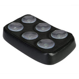 1 x RAW Customer Returns OSAN Motorcycle 26.7x10.5 cm pillion seat pad seat cushion with 6 suction cups for Harley - RRP €18.44