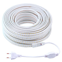 1 x RAW Customer Returns pcning LED strip 20M 220V 230V 5730 120 leds m with EU plug, 20 meters 6000K cold white LED strip light with power supply outside cold white, 20.00  - RRP €112.0