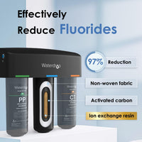 1 x RAW Customer Returns Waterdrop TSA Water Filter System, 3-Stage Under Counter Home Water Purifier, Water Filtration System, Certified by NSF ANSI 42, Removes Fluoride, Lead, Chlorine, Bad - RRP €129.99