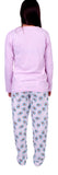 1 x RAW Customer Returns FLASHPIJAMAS Women s pajamas 100 cotton 2 pieces long sleeves and trousers. Printed on crew neck, soft and breathable. L88 - RRP €27.6