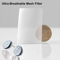 1 x RAW Customer Returns WoodyKnows Ultra Breathable Nose Filters with 12 Pairs Replacement Filters Narrow, XL, 3-Pack  - RRP €22.8