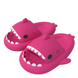 1 x RAW Customer Returns ChayChax Shark Sildes Slippers Women Men Children Shark Flip Flops Summer Slippers Bathing Slippers Non-Slip Shower Bathing Shoes Beach Sandals,Shark Rose,34 35 EU - RRP €25.99