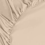 1 x RAW Customer Returns Utopia Bedding Fitted Sheet 135x190 - Beige - Deep Pocket - Brushed Polyester Microfiber Bed 135  - RRP €12.99