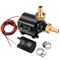 1 x RAW Customer Returns MOUNTAIN ARK DC 12V Mini Water Pump 800 L H, Underwater Water Feature Pump Delivery Head 4.5m, Submersible Pump Aquarium Pump with 2 Brass Nozzles Adjustable Flow and Power 9-15W - RRP €34.27