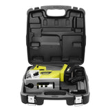 1 x RAW Customer Returns Cordless jigsaw, DEWINNER 20V 2X2.0Ah battery and charger, bevel cut 45 , 5 blades, tool-free saw blade change, dust blowing function, with box - RRP €99.17