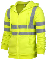 1 x RAW Customer Returns Panegy Men s Safety Jacket Work Jacket High Visibility Jacket Reflective Jacket Traffic Coat Size 4XL - Green - RRP €41.34