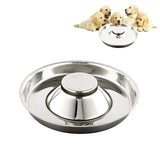 1 x RAW Customer Returns SUOXU Puppy Feeding Bowl, Dog Bowls Made of Stainless Steel Metal, Puppy Weaning Bowl Puppy Dish Can Be Used for Multiple Puppies at the Same Time, Water Bowl and Food Bowl 34CM  - RRP €17.99