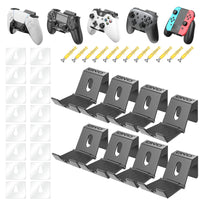 1 x RAW Customer Returns OIVO Controller Wall Mount for PS3 PS4 PS5 Xbox 360 Xbox One S X Elite Series S Series X Controller Pro Controller, Foldable Controller Wall Mount for Controller and Headphones - 6 Pack - RRP €18.14