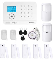 1 x RAW Customer Returns TECPEAK Wireless Home Alarm System, WiFi GSM Alarm Kit with Mermaid Security, Provides a Very Effective Way to Protect Your Home and Office A4  - RRP €170.49