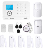 1 x RAW Customer Returns TECPEAK Wireless Home Alarm System, WiFi GSM Alarm Kit with Mermaid Security, Provides a Very Effective Way to Protect Your Home and Office A4  - RRP €170.49