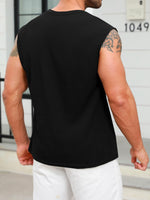 1 x RAW Customer Returns Tank Top Men s Sleeveless Muscle Shirt Workout Sport Fitness T Shirts Men Gym Tops Tank Tops Tee Top for Men Black M - RRP €20.16