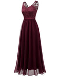 1 x RAW Customer Returns Gardenwed Evening Dresses Elegant for Wedding Ladies Dresses Cocktail Dress Lace Dress Festive Dresses for Women Ball Gown Burgundy 3XL - RRP €62.99