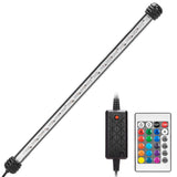 1 x RAW Customer Returns Nobleza - LED Aquarium Light with Remote Control, Dimmable RGB Aquarium Lamp, Waterproof IP67 Aquarium Lighting 4w 40CM, RGB  - RRP €18.02