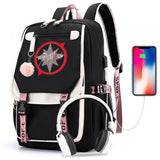 1 x RAW Customer Returns ZHENGGE Kpop Stray Kids School Backpack Merchandise, Casual Stray Kids Backpack, Black, One Size - RRP €32.92