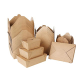 1 x RAW Customer Returns DeinPack food box take away I organic food box with folding lid 500 ml I rectangular cardboard box I brown kraft cardboard box compostable I disposable to go boxes 50 pieces - RRP €25.19