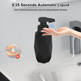 3 x RAW Customer Returns Automatic Soap Dispenser, 320ml Automatic Liquid Soap Dispenser, Electric Soap Dispenser with Infrared Motion Sensor, Type-C Charging, IPX5 Waterproof for Kitchen, Bathroom, Hotel - RRP €72.57