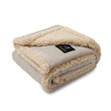 1 x RAW Customer Returns luciphia Blankets Waterproof Pet Blanket Fluffy Double Layer Thick Dog Blanket Cat Puppy Gray White S 71 100CM  - RRP €27.49