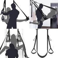 2 x RAW Customer Returns Door swing sex seat body door swing door sex swing erotic toys sex position love sling for door sex furniture with thick sponge cushion bondage bondage BDSM pleasure adult sex games - RRP €33.26