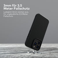 1 x RAW Customer Returns RhinoShield Case compatible with iPhone 13 Pro SolidSuit - Shock-absorbing slim protective case with premium finish - 3.5 meter drop protection - Carbon fiber texture - RRP €34.99