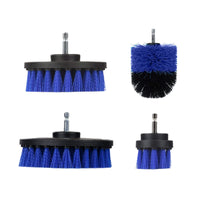 13 x Brand New Rotary Drill Cleaning Brush 4 Pieces Car Cleaning Screwdriver Brush, Brush for Drill Car Tile Carpet Bathtub Kitchen Toilet Blue  - RRP €207.74