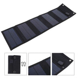 1 x RAW Customer Returns Foldable solar panel package, 20W waterproof foldable solar panel solar charger USB output for mountaineering - RRP €36.49